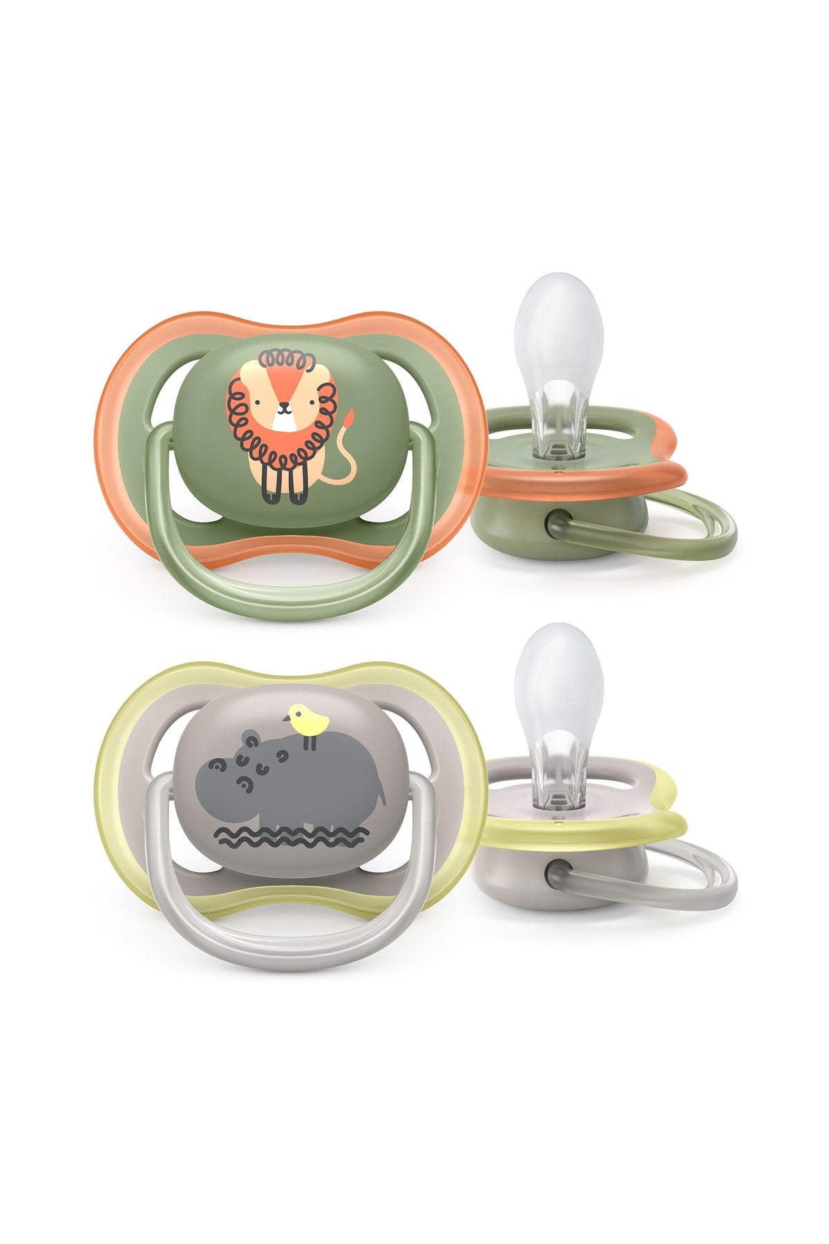 Scf085/17 Ultra Air Pacifier 6-18 Months 2 Pairs Male