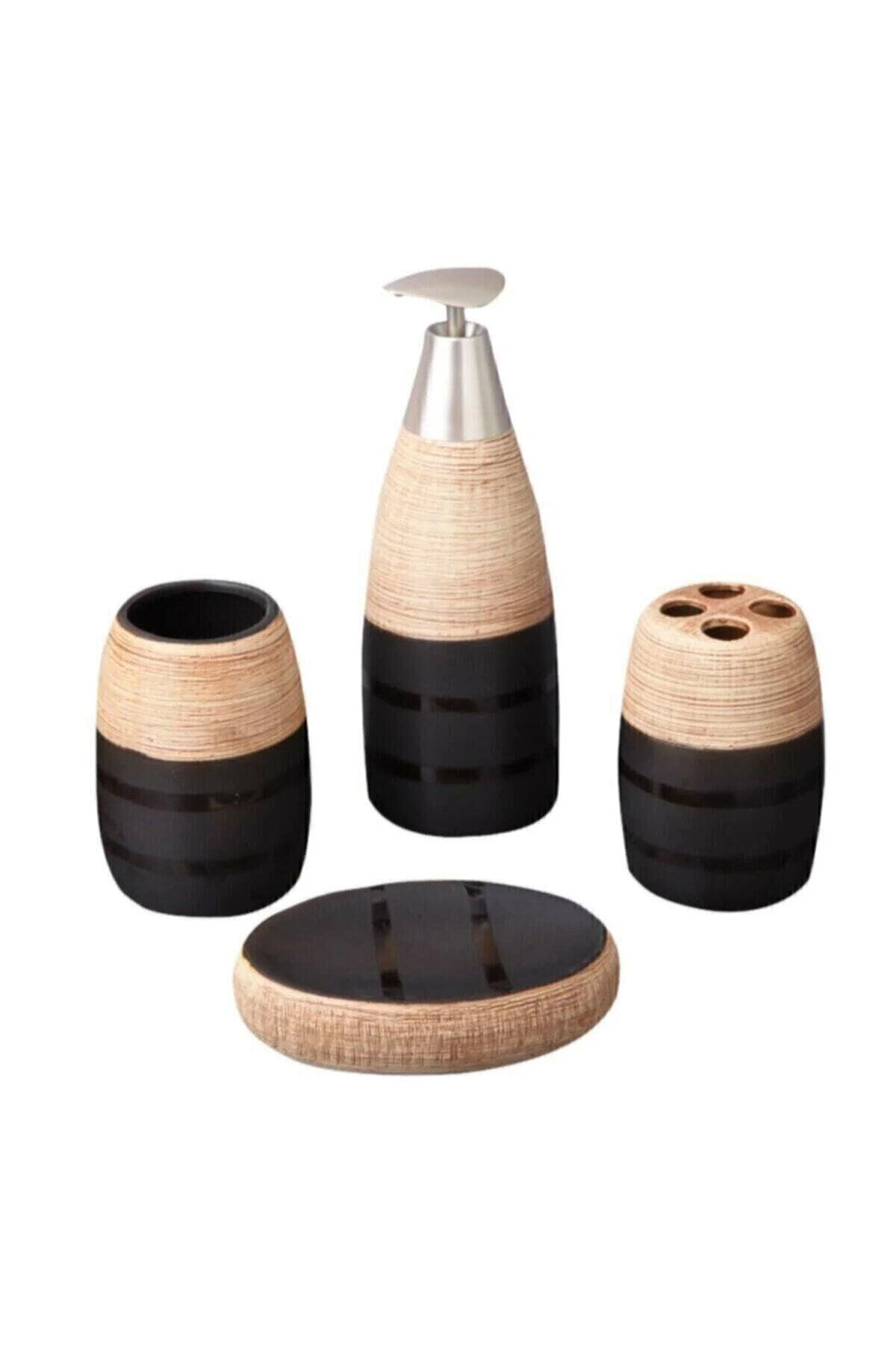 Luxury 4-Piece Ceramic Bathroom Set - Swordslife