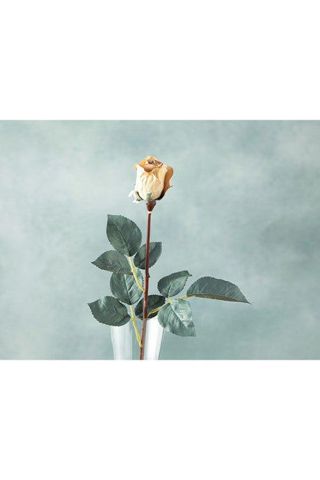 Petit Roses Single Branch Artificial Flower 50 Cm Cream - Swordslife