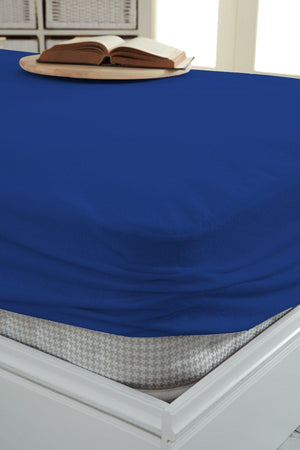 Micro Fitted Full Edge Waterproof Mattress Protector Mattress Cover Bed Sheet Midnight Blue - Swordslife