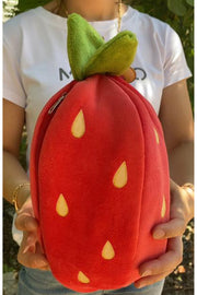 Very Special Gift For A Lovely Friend Plush Strawberry Rabbit- Special Design With Zipper