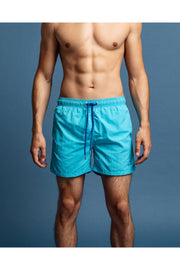 Blaue Badeshorts für Herren