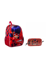 Miraculous Ladybug Kindergarten Bag And Pencil Case-2201