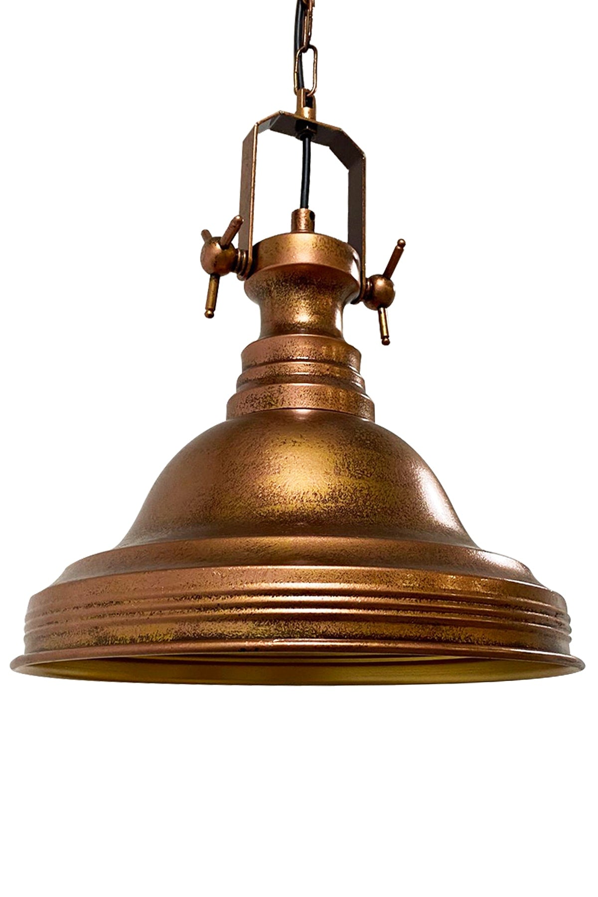 Ulmete Copper Color Single Pendant Lamp Chandelier Living Room Office Hotel Restaurant Chandeliers Vintage Design