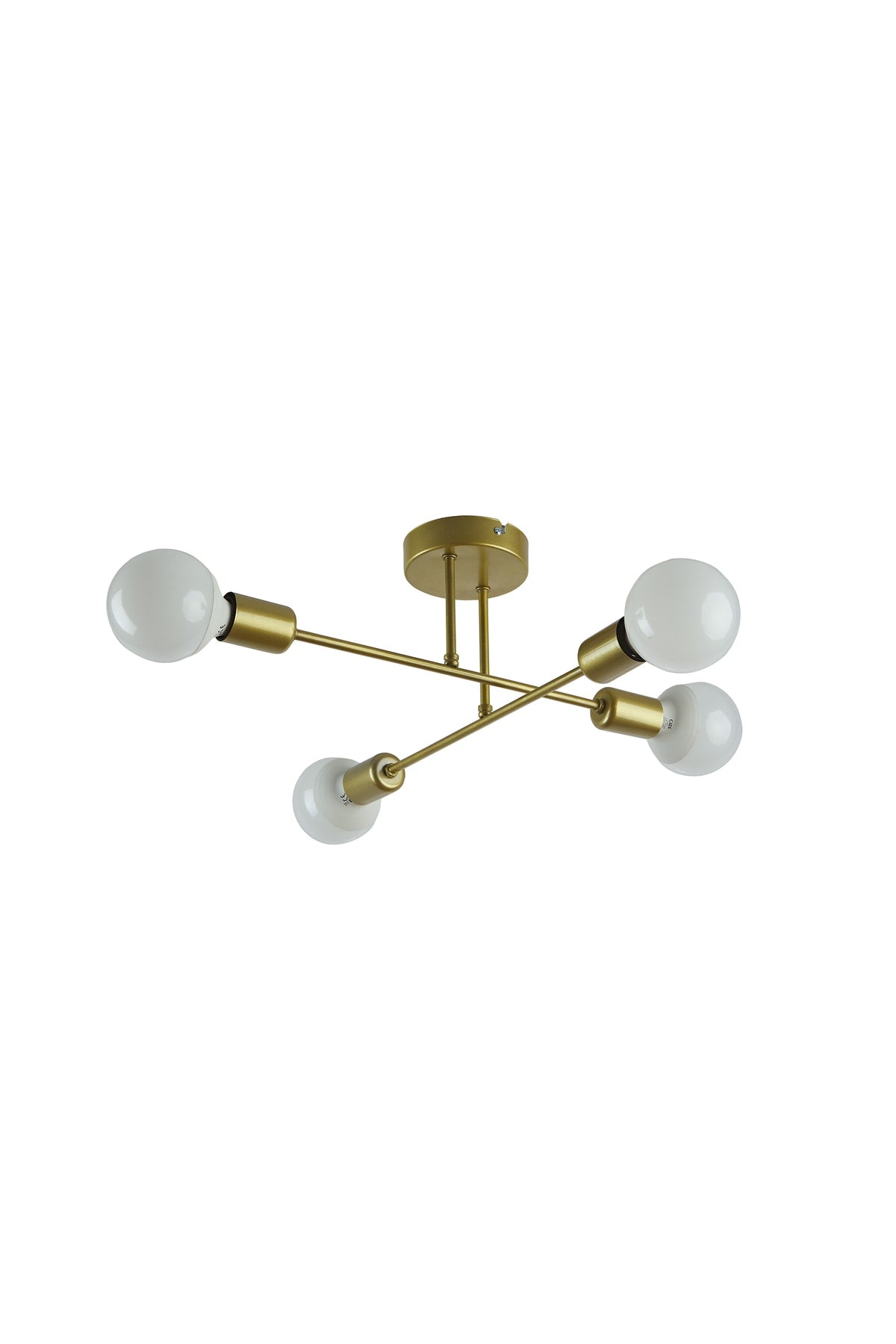 Spider Cross Living Room - Kitchen - Bedroom Antique 4-Piece Ceiling Plate Chandelier (Without Bulb)