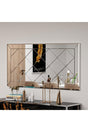- Saga Decorative Diamond Patterned Living Room Office Console Mirror Sga01 - Swordslife