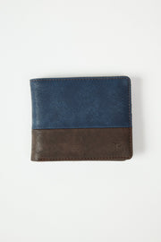 Herren Marineblau-Braune Geldbörse