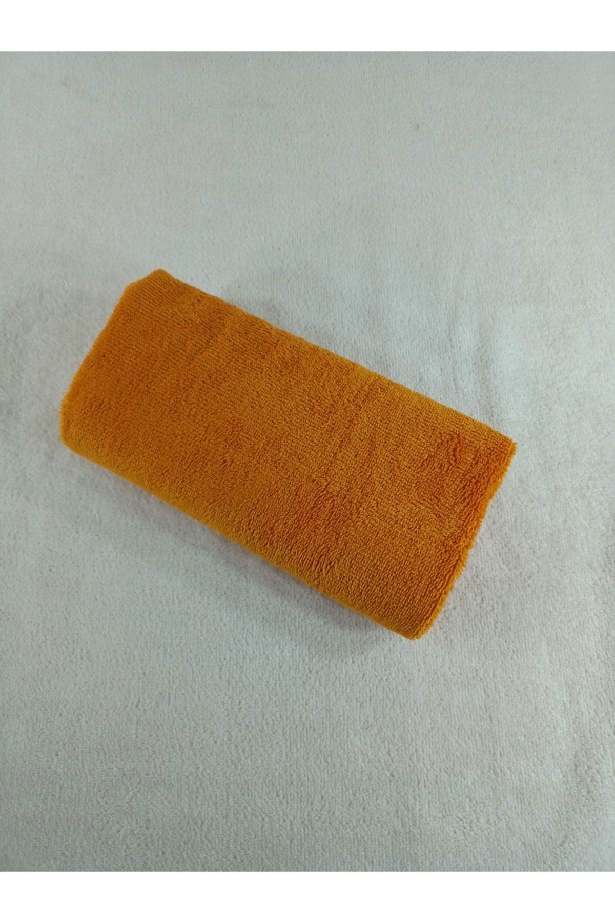 Orange Velvet Microfiber Hand Face Sports Towel Stain Resistant 46x90 Cm - Swordslife