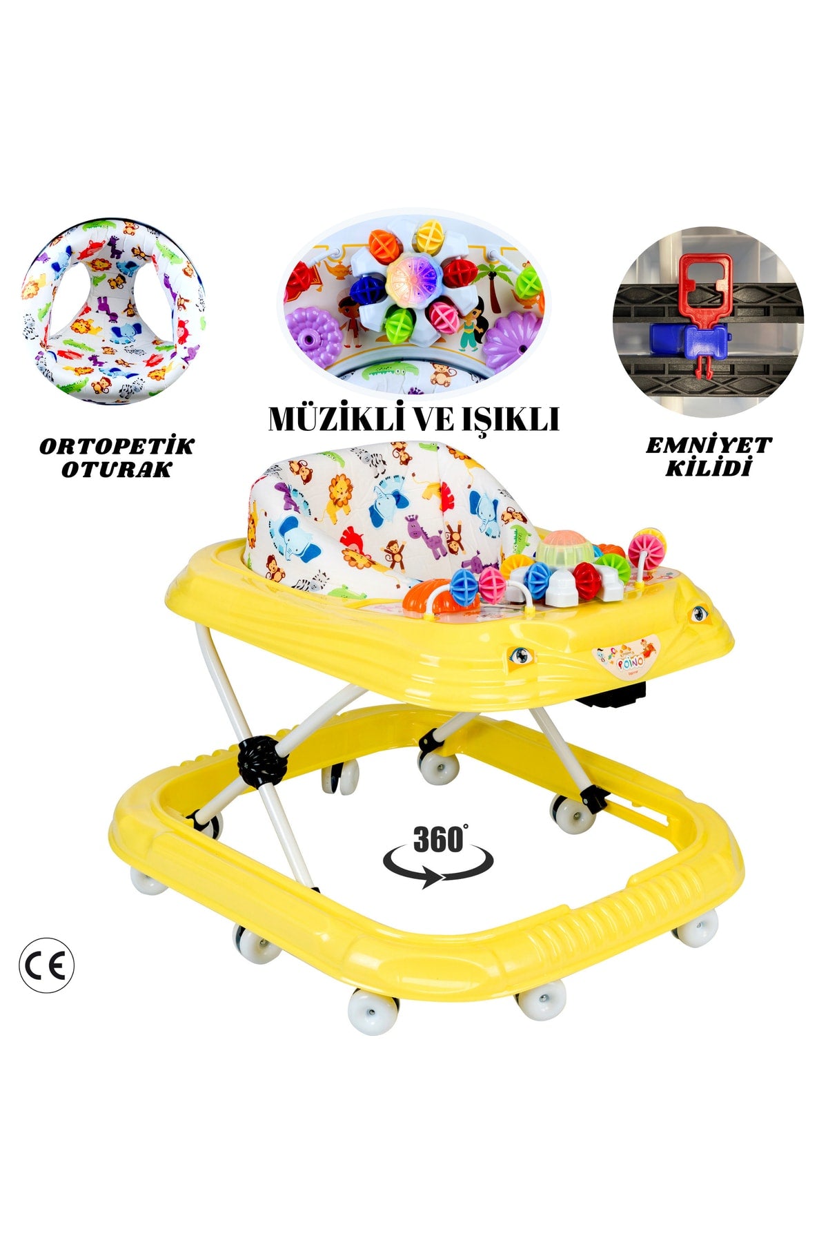 Musical Lighted Walker 10 Leg Spider Model Yrtç22