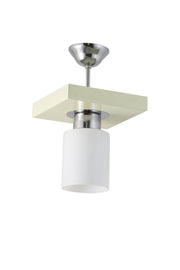 Single Modern Sports Model Square Tray Cream Chandelier