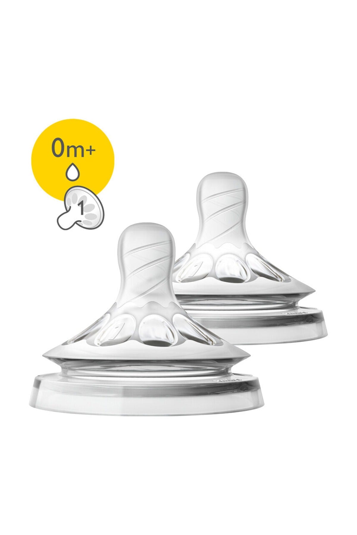 Natural Baby Nipple No:1 Newborn 0m+ 2 Packs