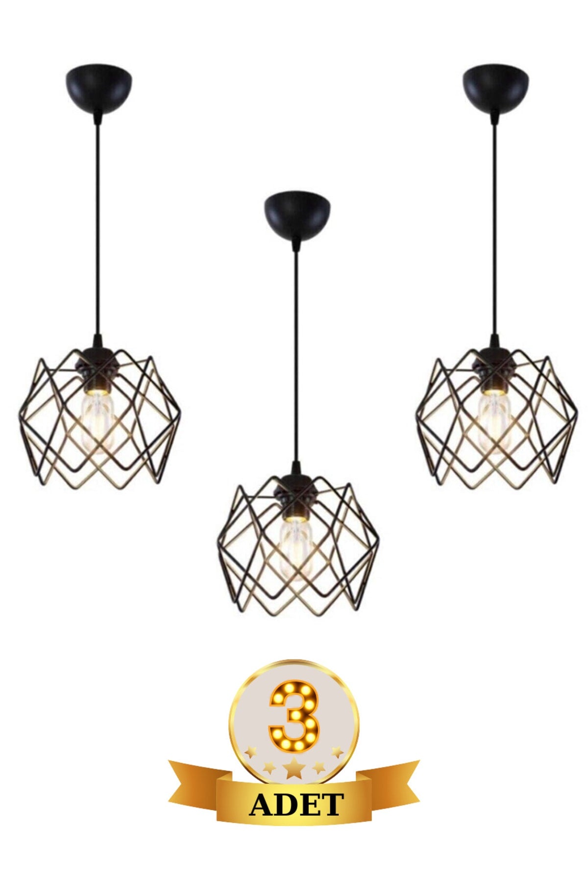 3 Pieces Silvano Chandelier One Living Room Kitchen Bathroom Bedroom Children'S Room Entrance Pendant Lamp Chandelier
