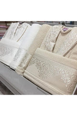 537 Jacquard 6 Piece Bathrobe Set - Swordslife