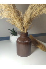 Vase Pampas, Artificial Flower And Dry Flower Vase, Line Pattern Vase - Swordslife