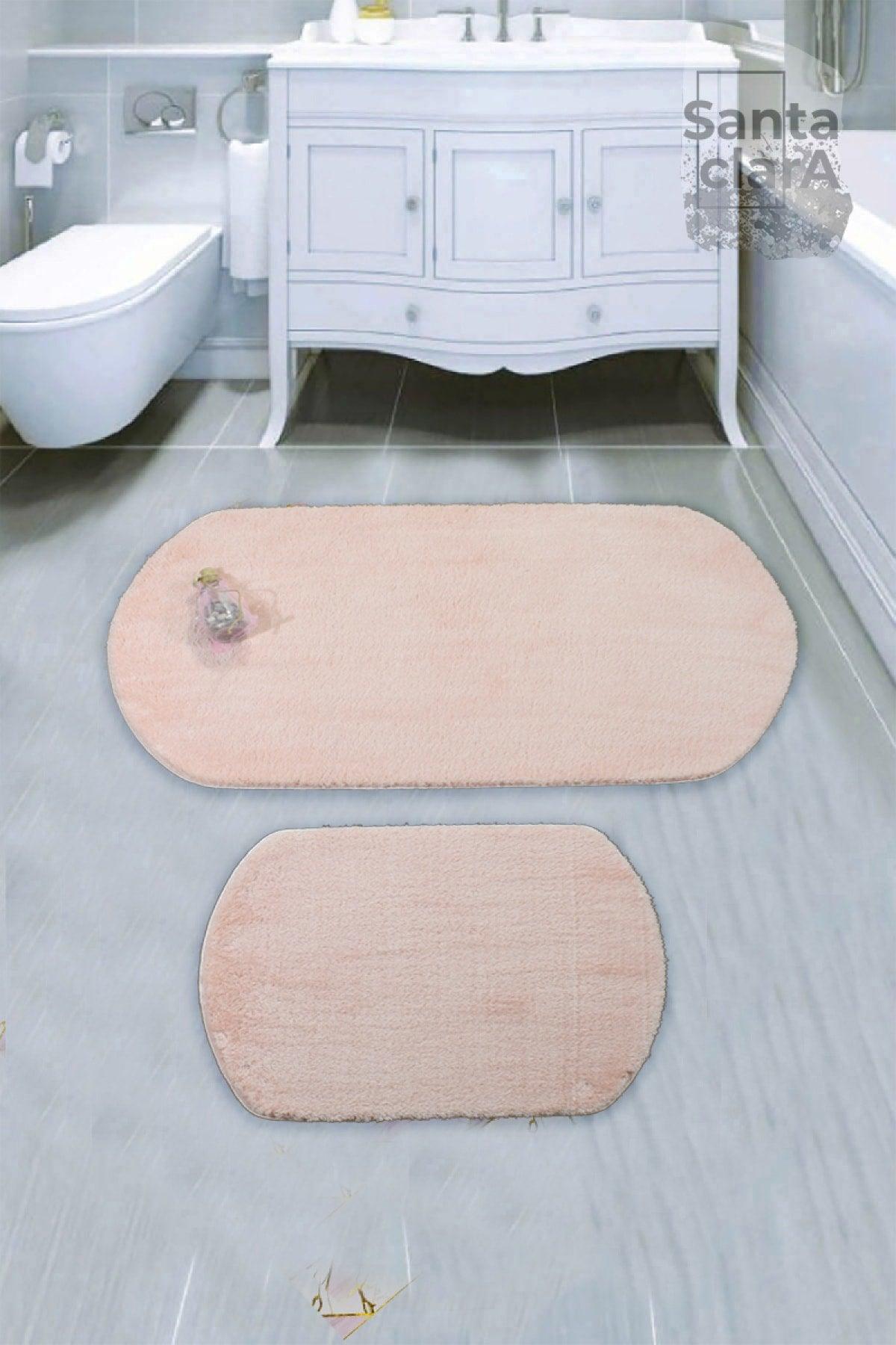 (60x100+60x50) Plush Non-Slip Base Double Closet Set Pink Bath Mat Set - Swordslife