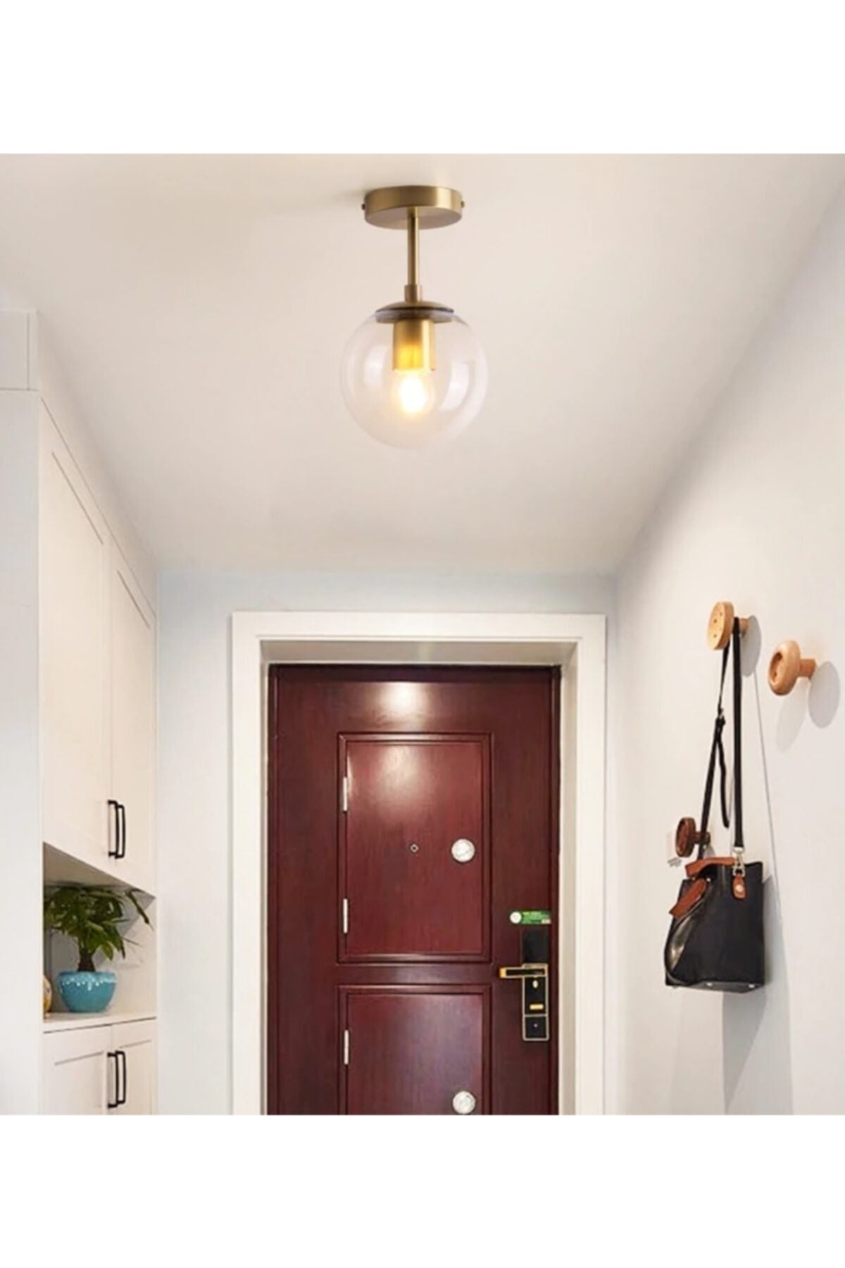 Single Modern Design Honey Glop Glass Chandelier