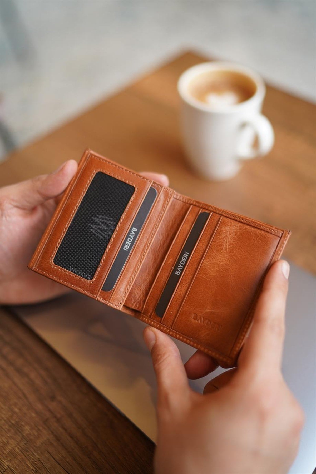 Lisande Genuine Leather Polite Men'S Wallet Crazy Hazelnut