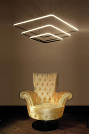 Nikol Modern Led Triple Chandelier Black Case