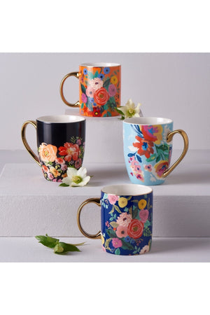 Lily Porcelain 330 Ml Mug Blue