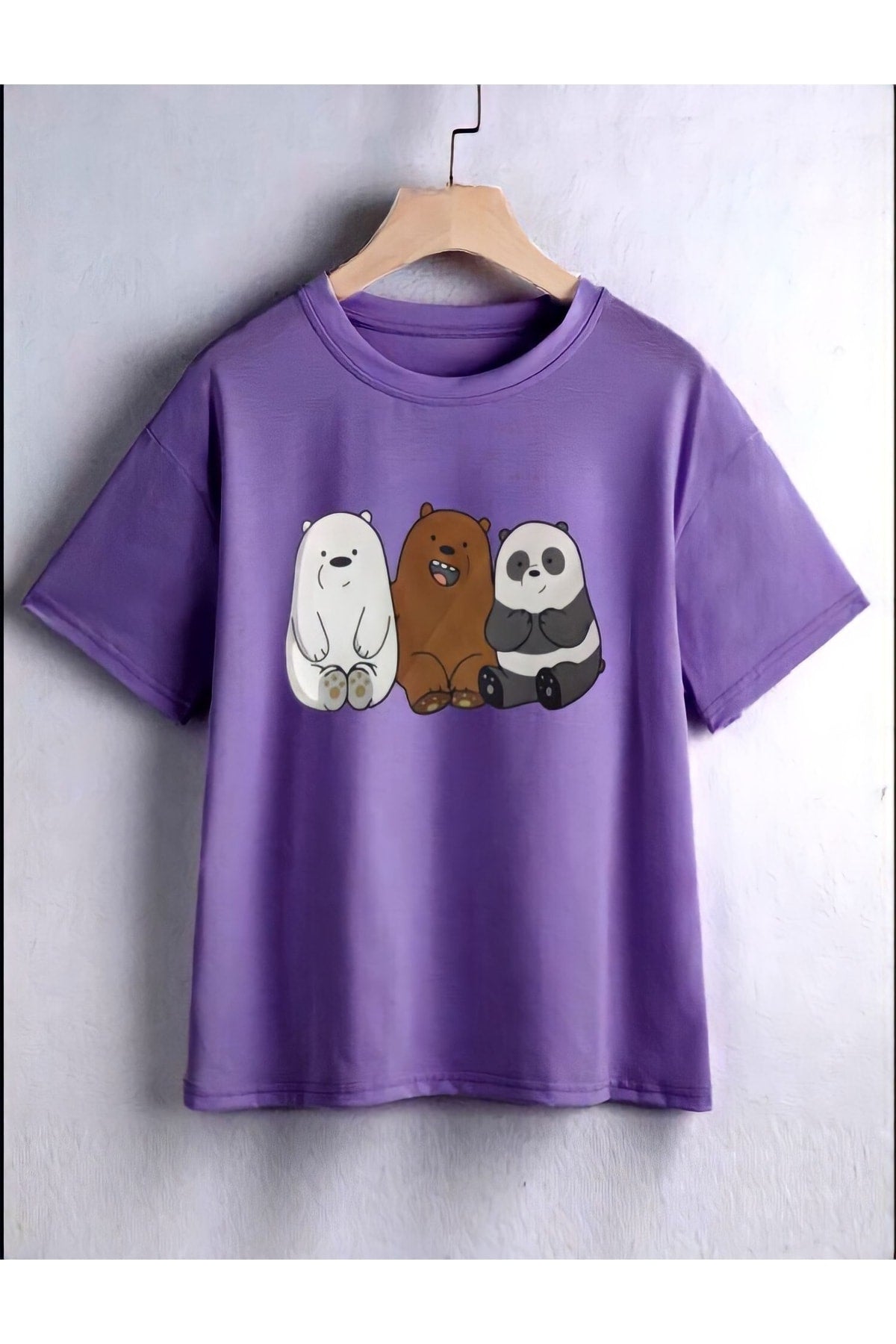 T-Shirt für Mädchen/Jungen mit Panda-Print