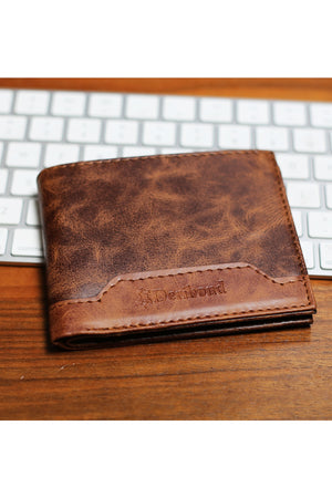 Crazy Leather Men'S Classic Wallet