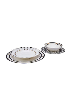 Maras New Bone 24-Piece Dinnerware Set For 6 Persons