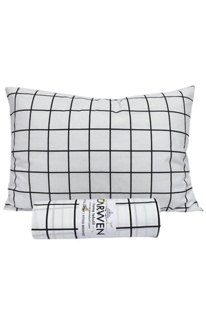 Single Ranforce Cotton Fabric Elastic Bed Sheet Set - Swordslife