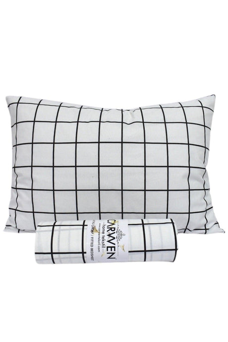 Single Ranforce Cotton Fabric Elastic Bed Sheet Set - Swordslife