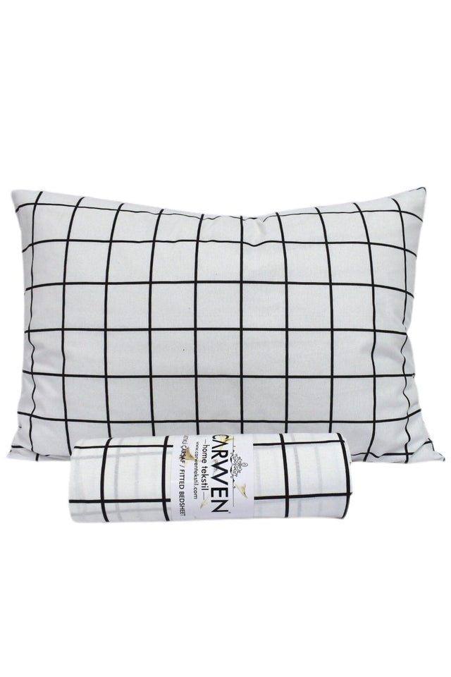 Single Ranforce Cotton Fabric Elastic Bed Sheet Set - Swordslife