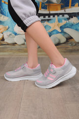Girls Summer Comfortable Sweatproof Velcro Mesh Mesh Sports Sneaker Blm000