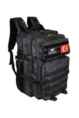 Tactical Backpack Black Camouflage