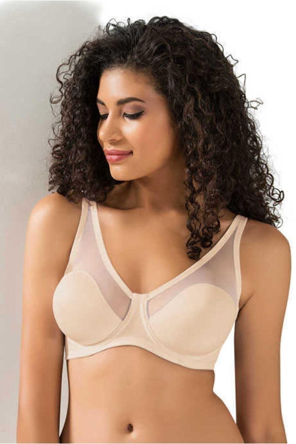 Women's Gathering Tulle Thin Bc Cup Bra 9200 - Swordslife