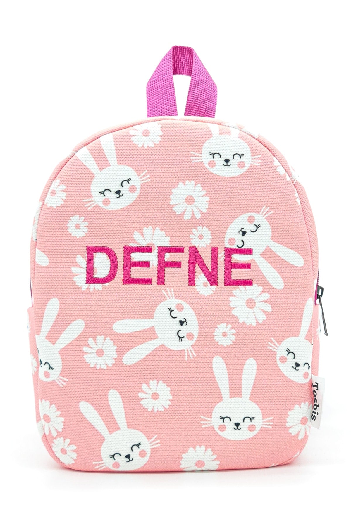 [ We Write The Name You Want ] Cute Rabbits 0-8 Years Old Children's Backpack, Kindergarten-Nursery Bag