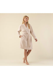 Chic Women's Bathrobe Beige - Swordslife