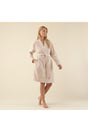 Chic Women's Bathrobe Beige - Swordslife