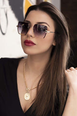 Women's Crystal Smoked Sunglasses Ml 17 Bizote - Swordslife