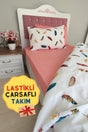 Feather Patterned 4-Piece Elastic Bed Sheet Single (100X200 CM) Duvet Cover Set - Swordslife