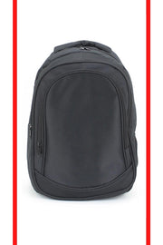 Waterproof Fabric Basic Black Backpack