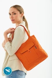 Orange U7 2-Compartment Large Volume Waterproof Fabric Women'S Sports Daily Arm And Shoulder Bag B:35 E:35