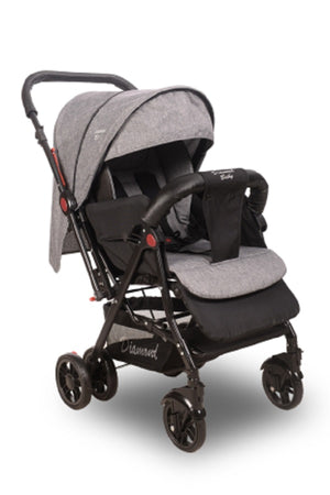 Gray Sapphire Reversible Baby Stroller