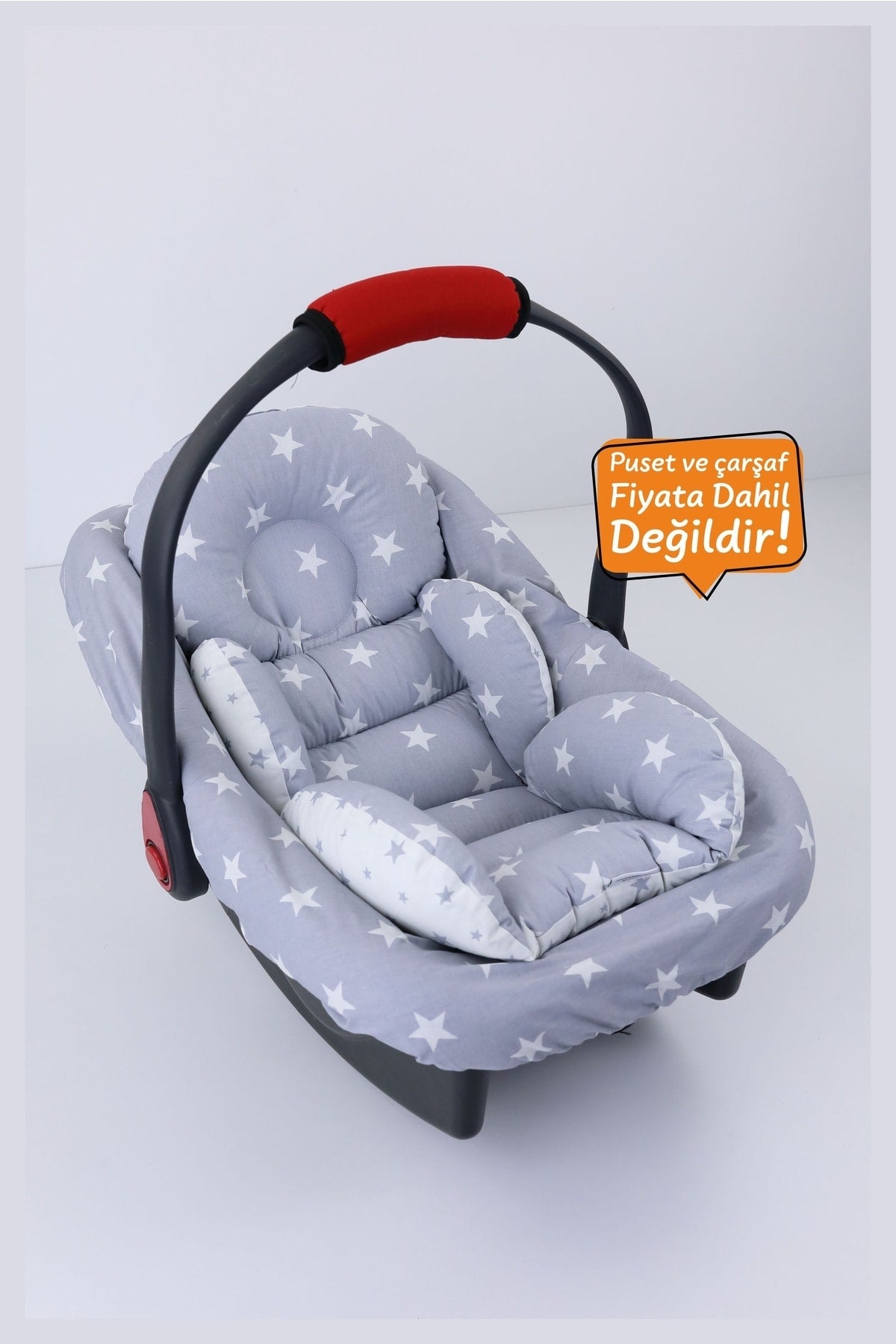 Orthopädisches Kinderwagenkissen zur Lordosenstütze, Baumwollstoff – Originalprodukt