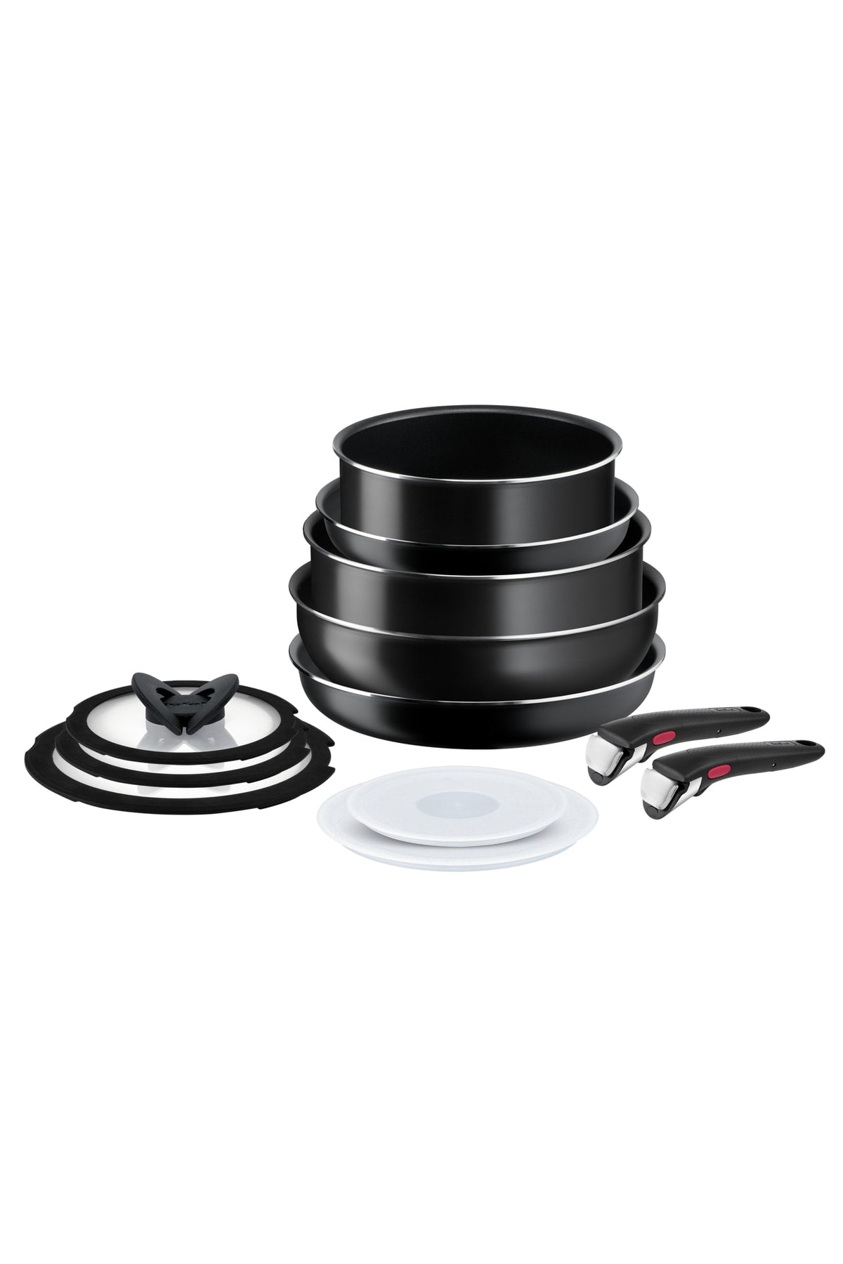 L15392 Ingenio Titanium 1X Simplecook Großes Pfannen- und Topfset 12-tlg