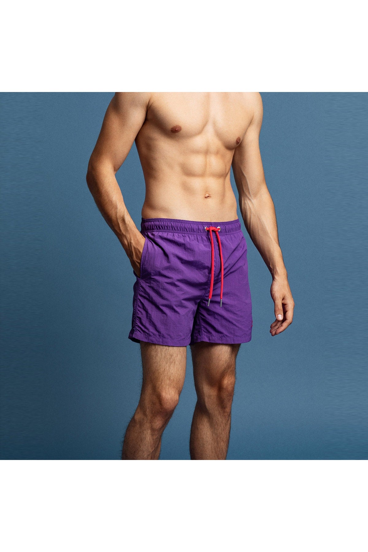 Men'S Purple Swimwear Shorts