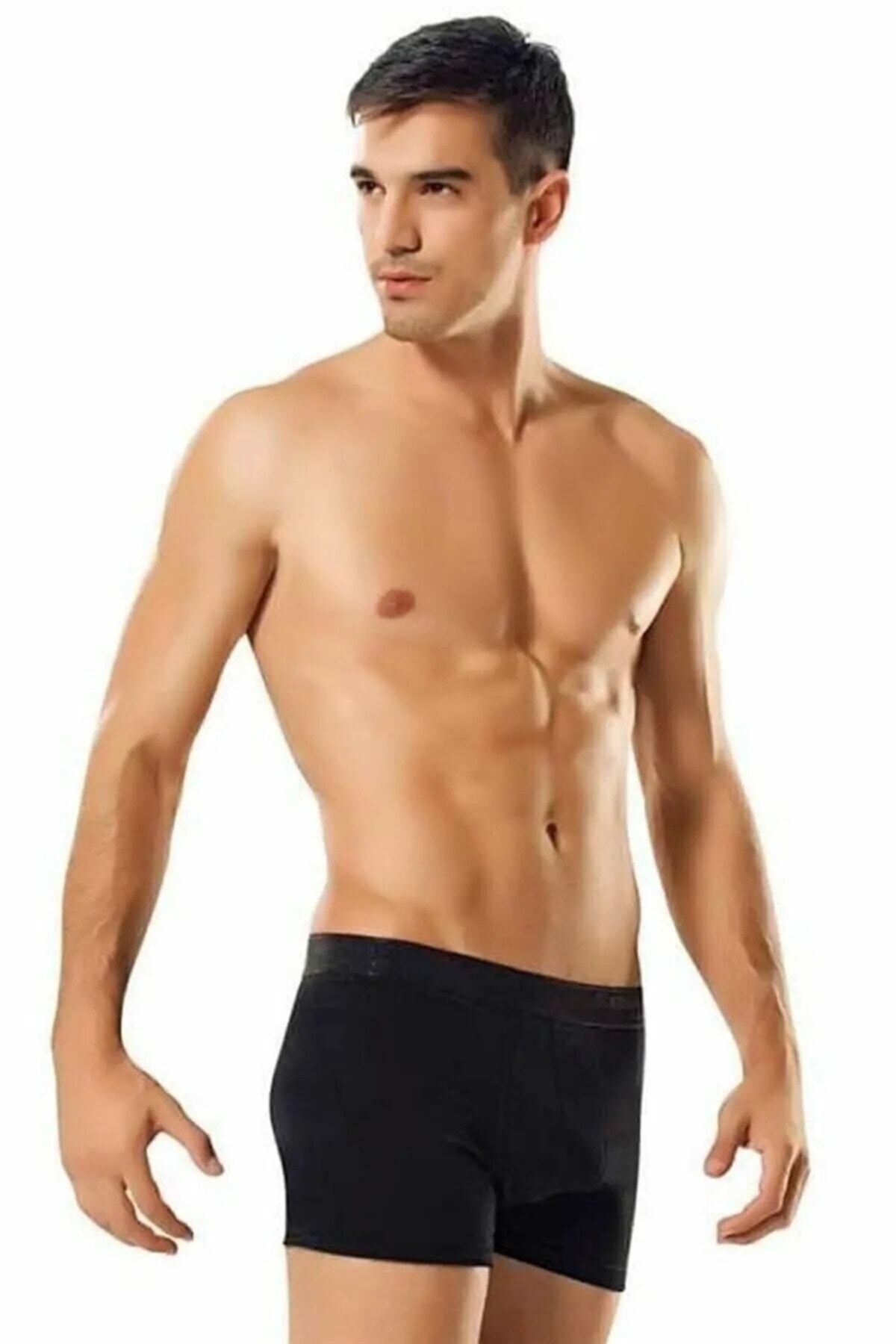 Men's Lycra Elastane Boxer Black Color 5-Pack