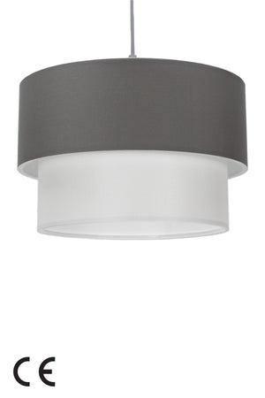 Cake Pendant Lamp Chandelier Anthracite