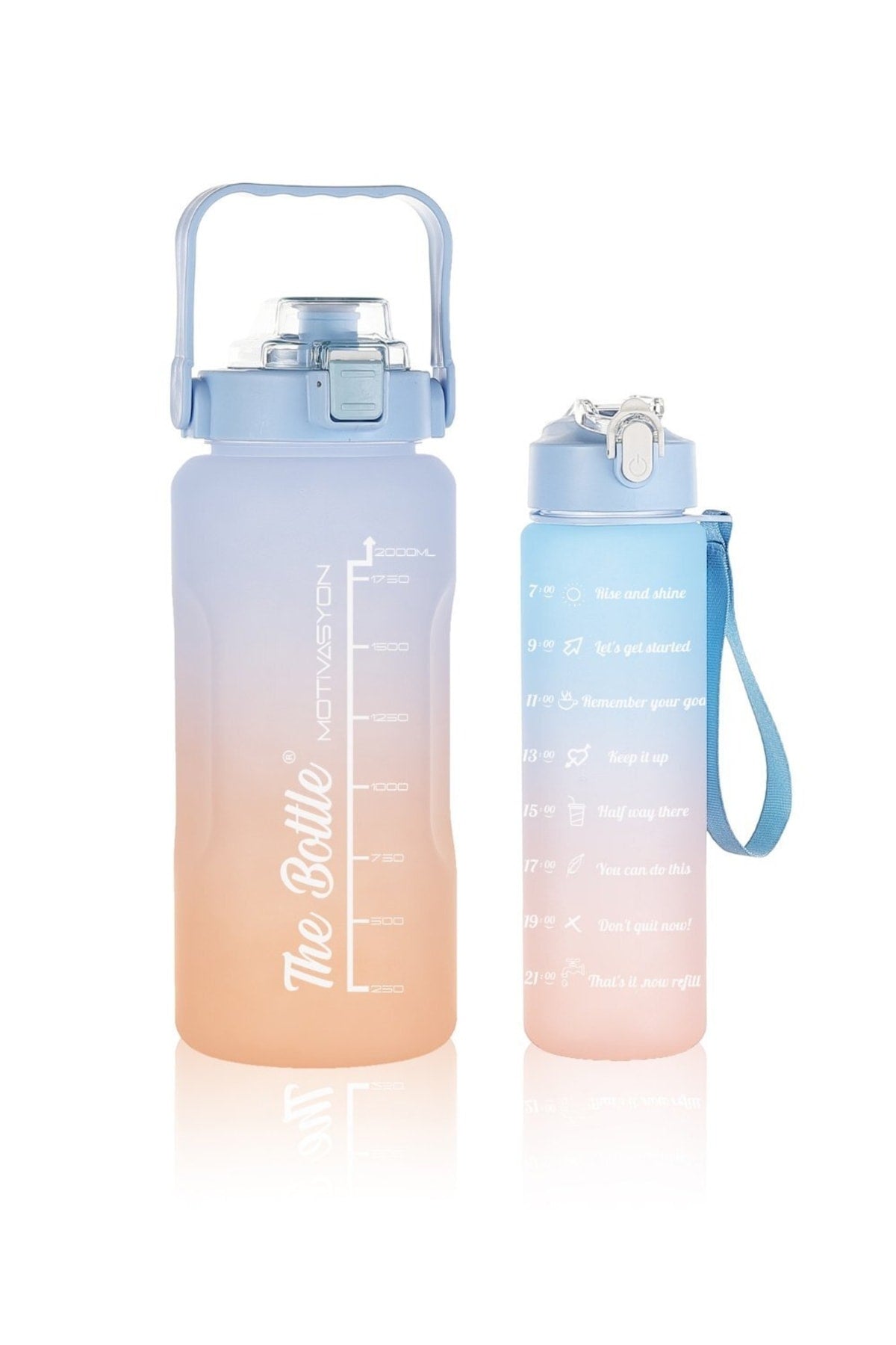 The Bottle Motivational 2-Pack Water Bottle Water Bottle Water Bottle 2Lt 750Ml Baby Tritan Water Bottle Water Bottle