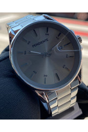 Silberne Herrenarmbanduhr 3 ATM wasserdicht Edelstahl Maschine garantiert