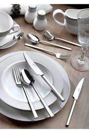 swordslife 72 Pieces Stainless Steel 12 Person Simple Model Spoon Cutlery Set (With Knife)