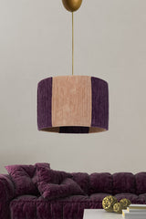 Silverberry Pendant Lamp Chandelier Purple Cream