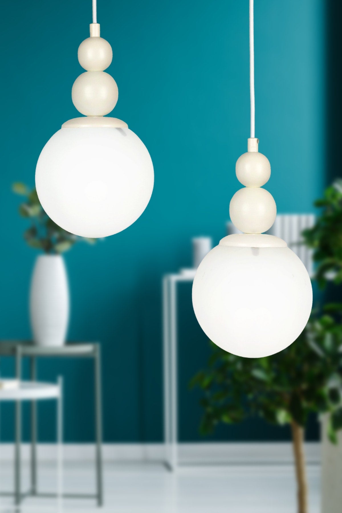 Infinite 2Nd Chandelier White White Glass